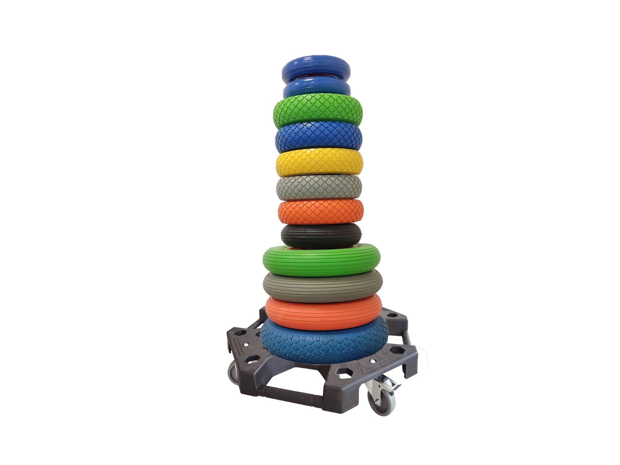 Four-wheel platform TYRE HOLDER - H4TD136 - Tyre transport and management Four-wheel platform TYRE HOLDER - H4TD136 - Tyre transport and management